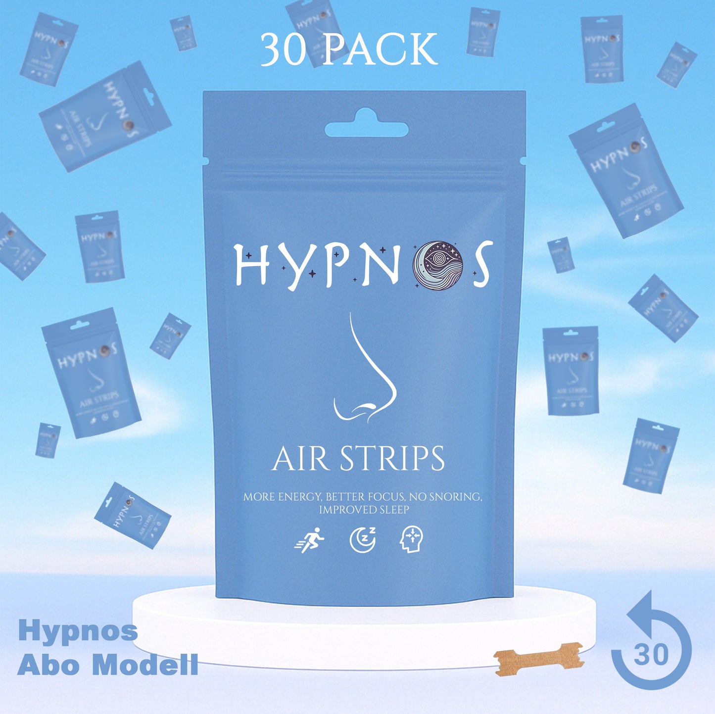 hypnos nasenpflaster für bessere sportleistung und atmung